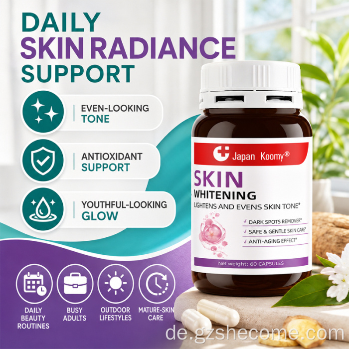 Shecome Skin Whitening Capsules Vitamin C Hautaufhellung